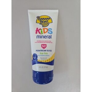 Banana Boat Kids‎ Mineral Sunscreen Lotion Spf 50+ Exp. 10/2024 1 Pack